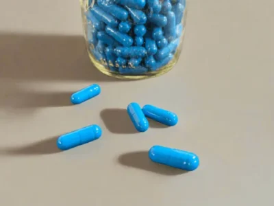 pure microdose mushroom capslues by serenite labs